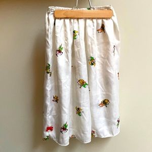 Vintage silky piggy sleep shorts